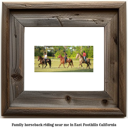 family horseback riding near me in East Foothills, California